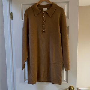 H&M Camel Sweater Dress